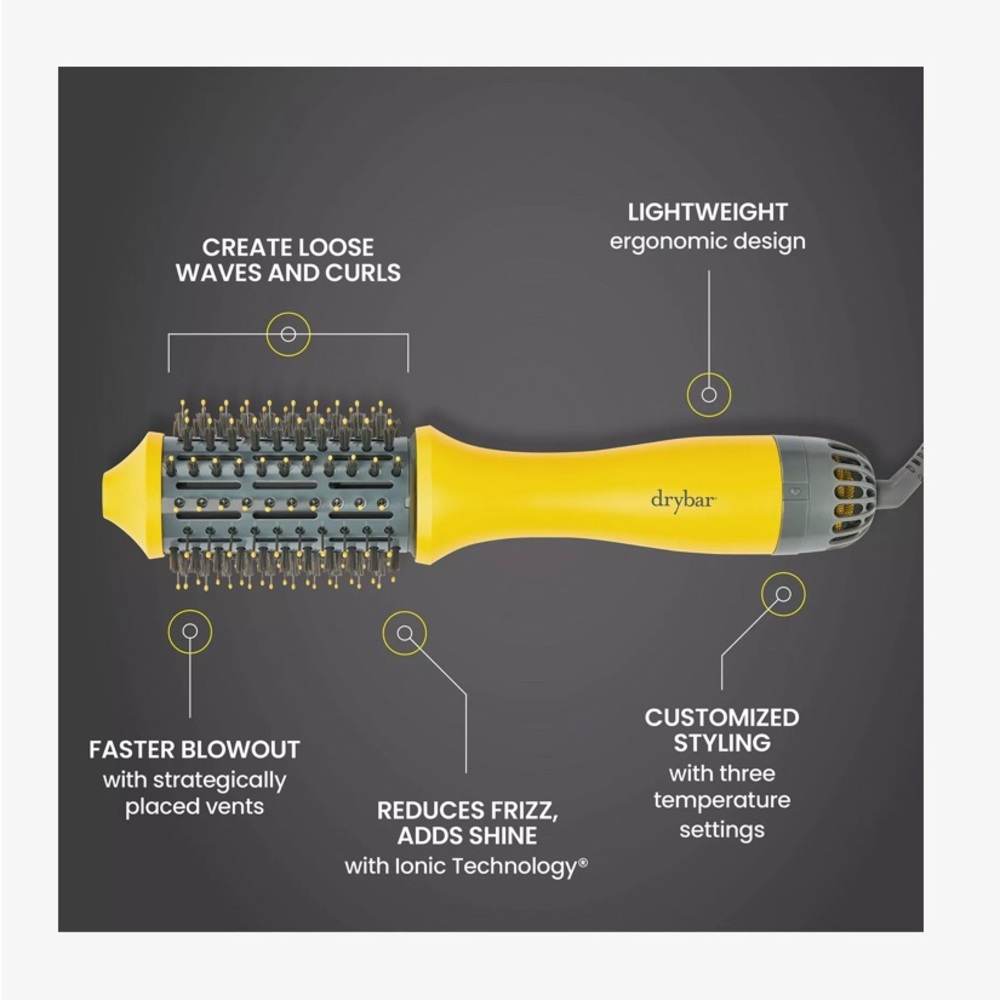 DRYBAR The Single Shot Blow-Dryer Brush | NEW in Package MSRP$155 Perfect Gift! - Picture 4 of 8